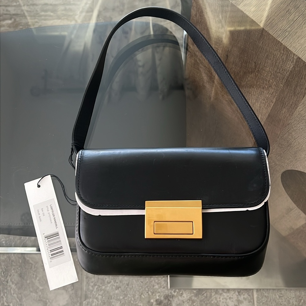 Loeffler Randall x Revolve Stefania Baguette Bag in Black NWT - Picture 6 of 14